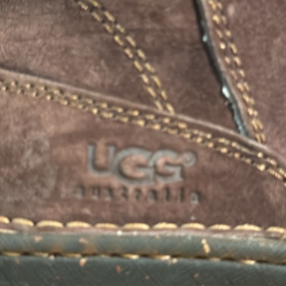 UGG Australia Surfcat Shearling Tall Suede BOOTS 5158 size 8 brown - Picture 13 of 13